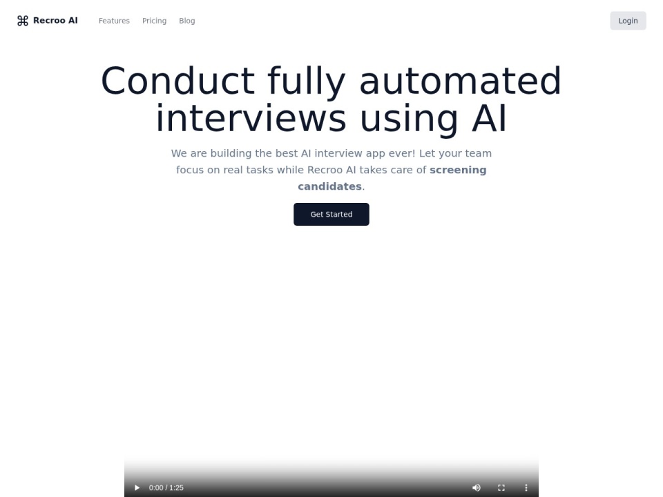 Recroo AI preview