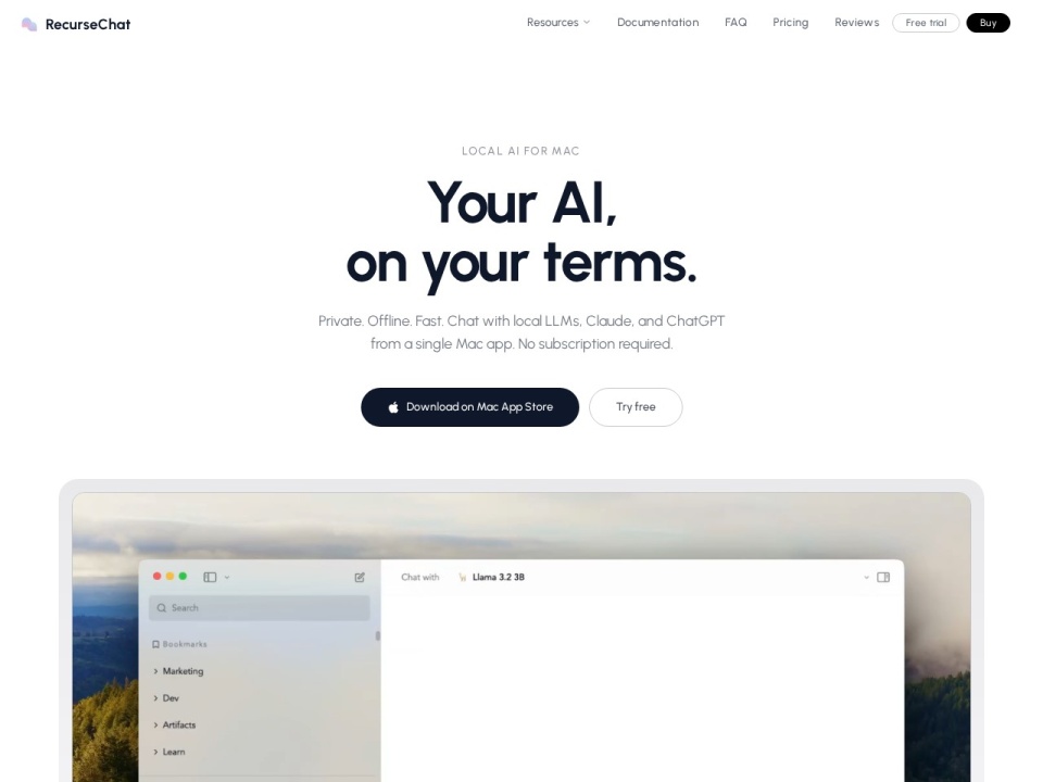 Recursechat preview