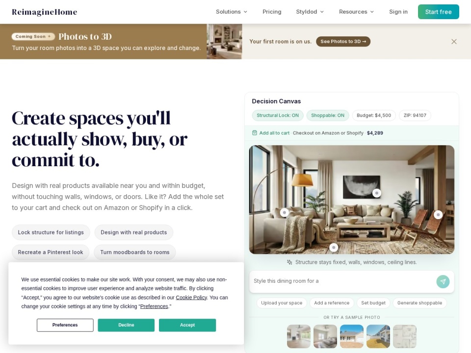 REimagine Home preview