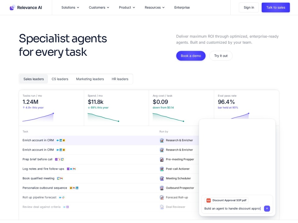 Relevance AI preview