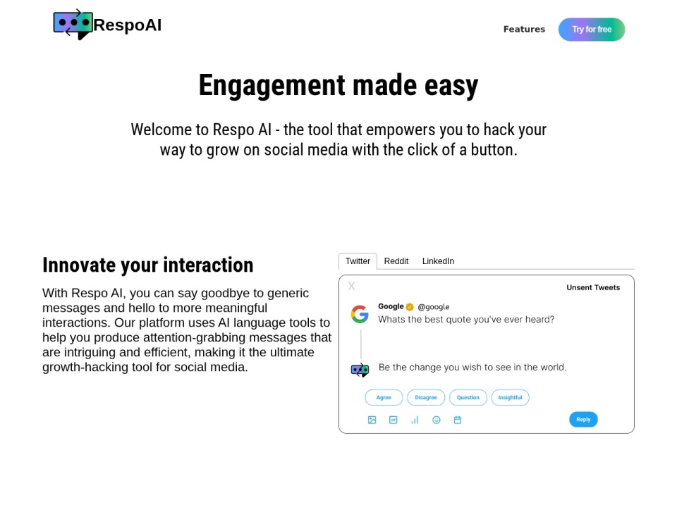 Respo AI preview