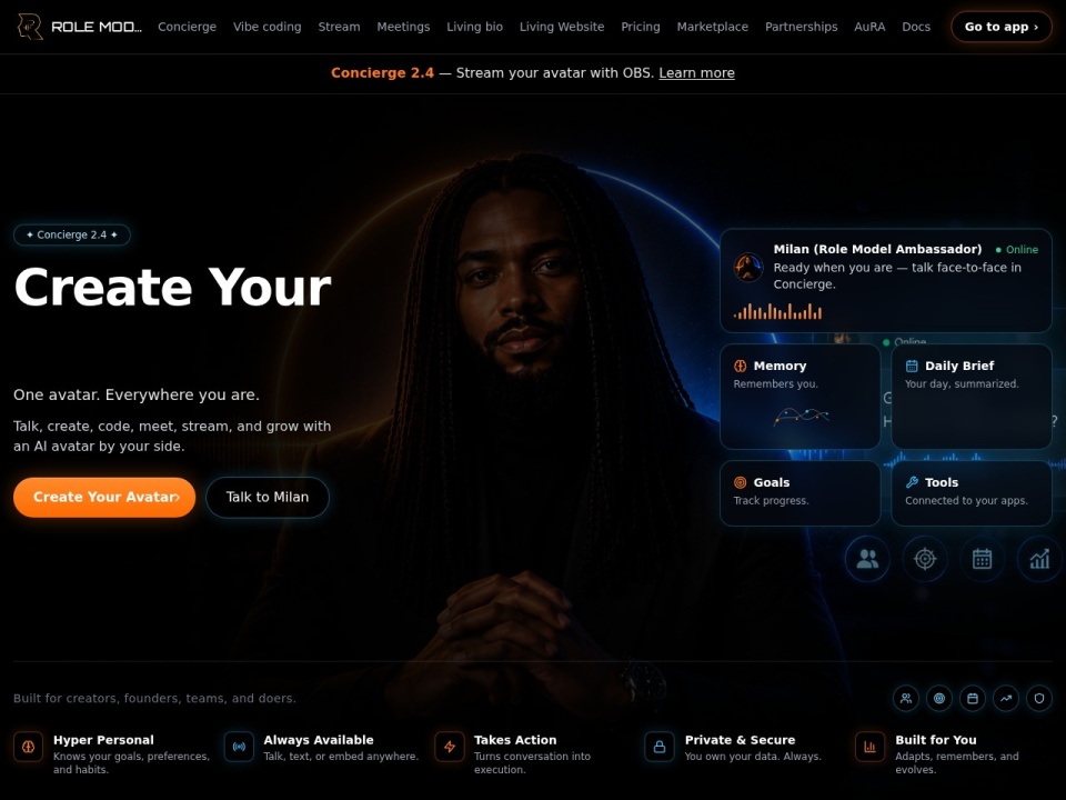 Role Model AI preview