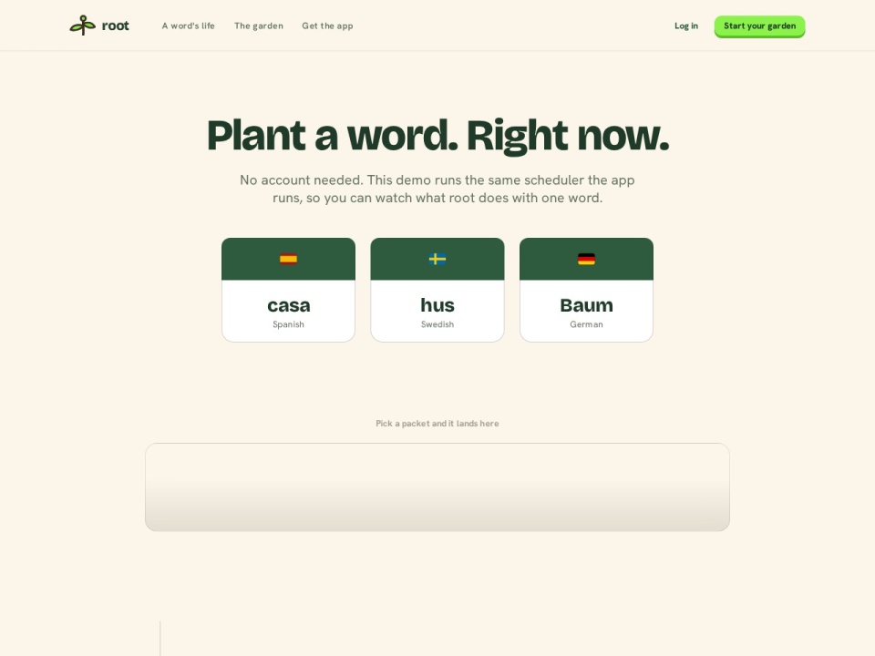 Root preview