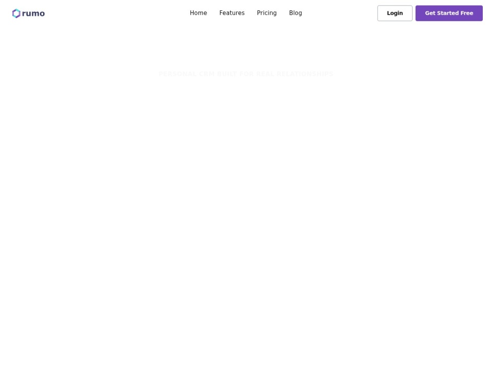 Rumo Personal Crm preview