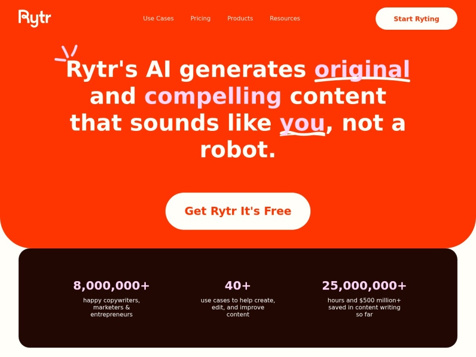 Rytr preview