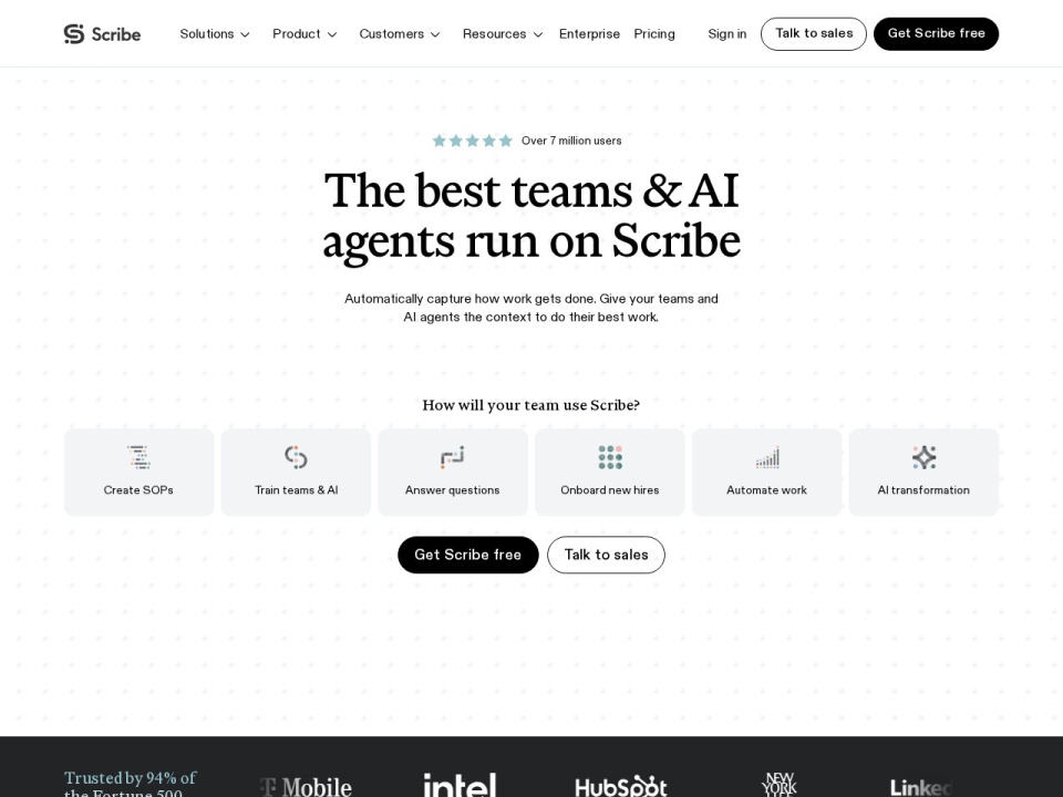 Scribe preview