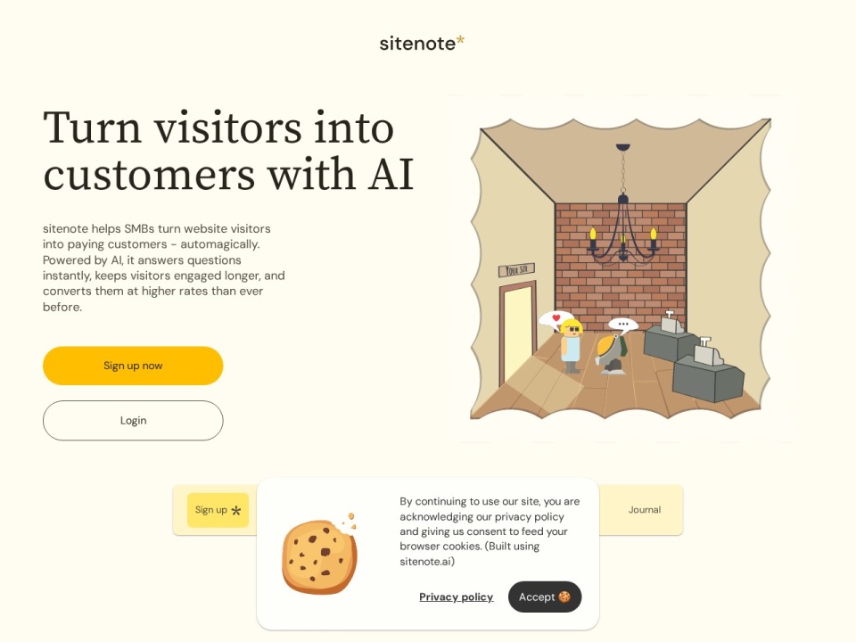 Sitenote preview