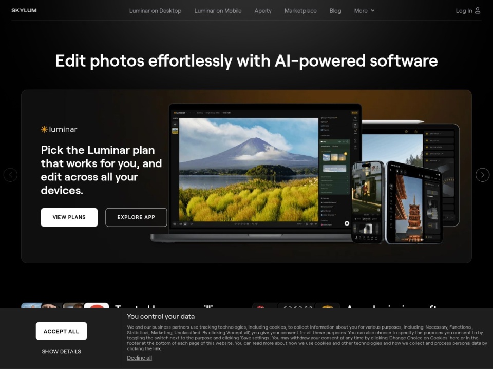 Luminar AI preview