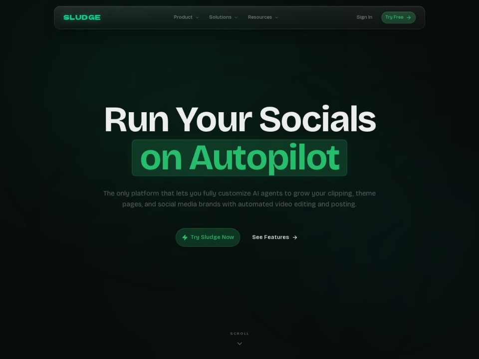 Sludge AI preview