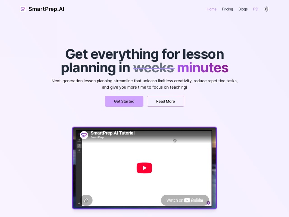 Smartprep AI preview