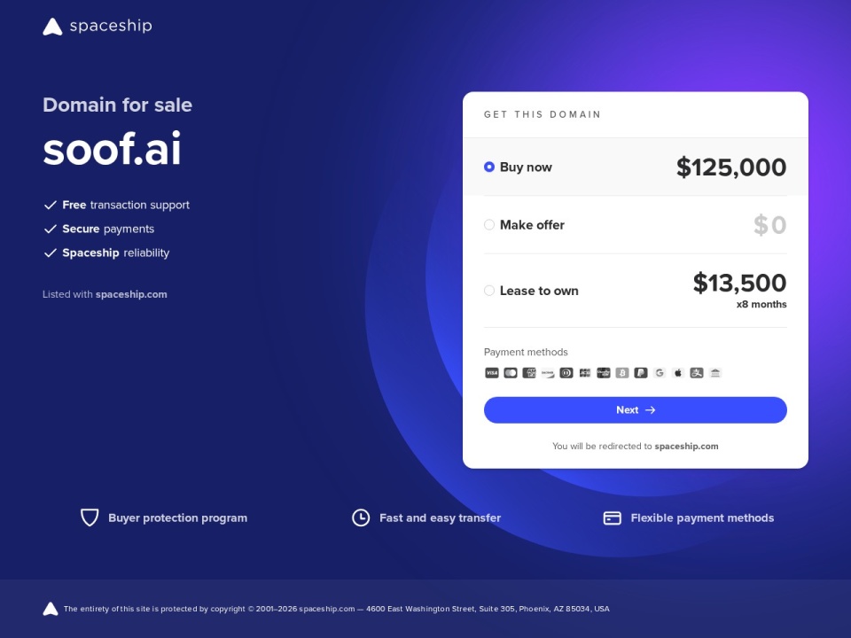 Soof AI preview