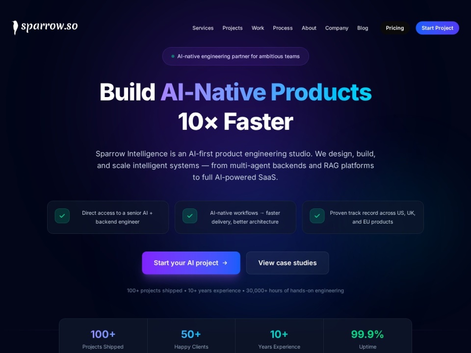 Sparrow Studio preview