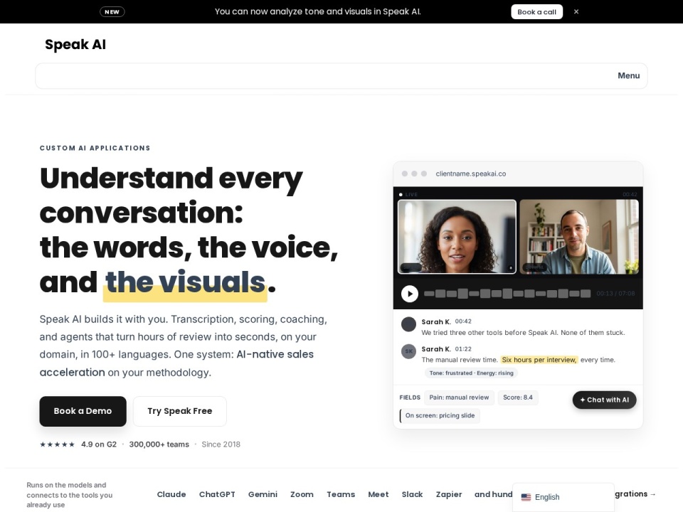 Speak AI preview