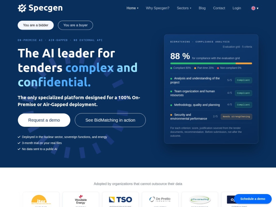 Specgen AI preview