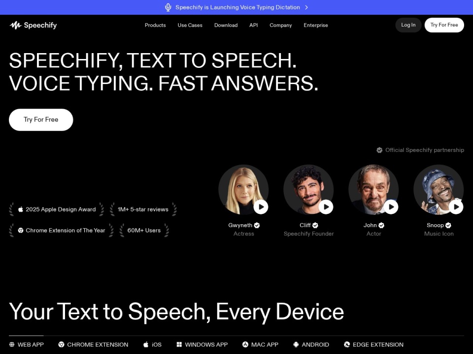 Speechify preview