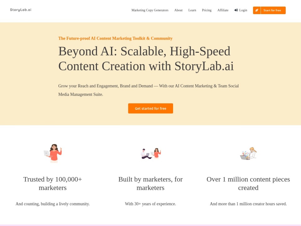 Storylab AI preview
