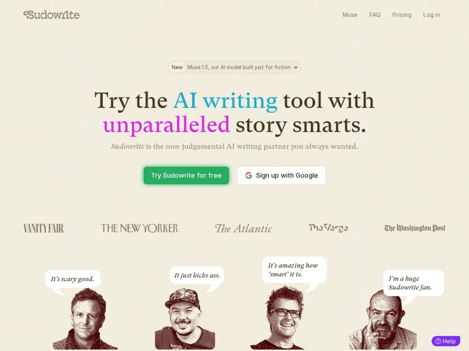 Sudowrite preview