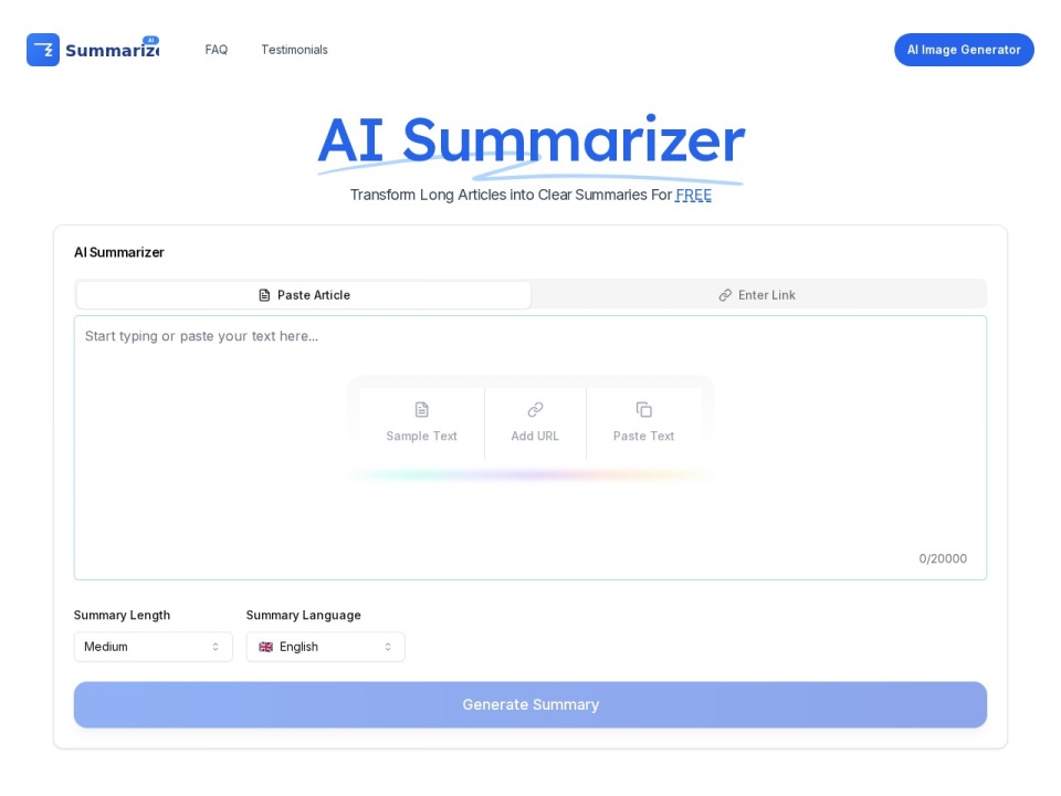 AI Summarizer Best preview
