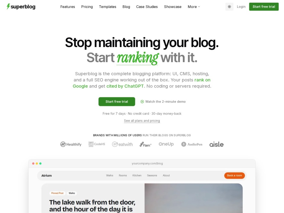 Superblog preview