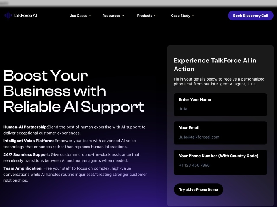 Talkforce AI preview