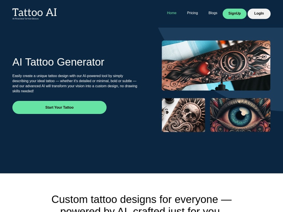 AI Tattoo Creator preview