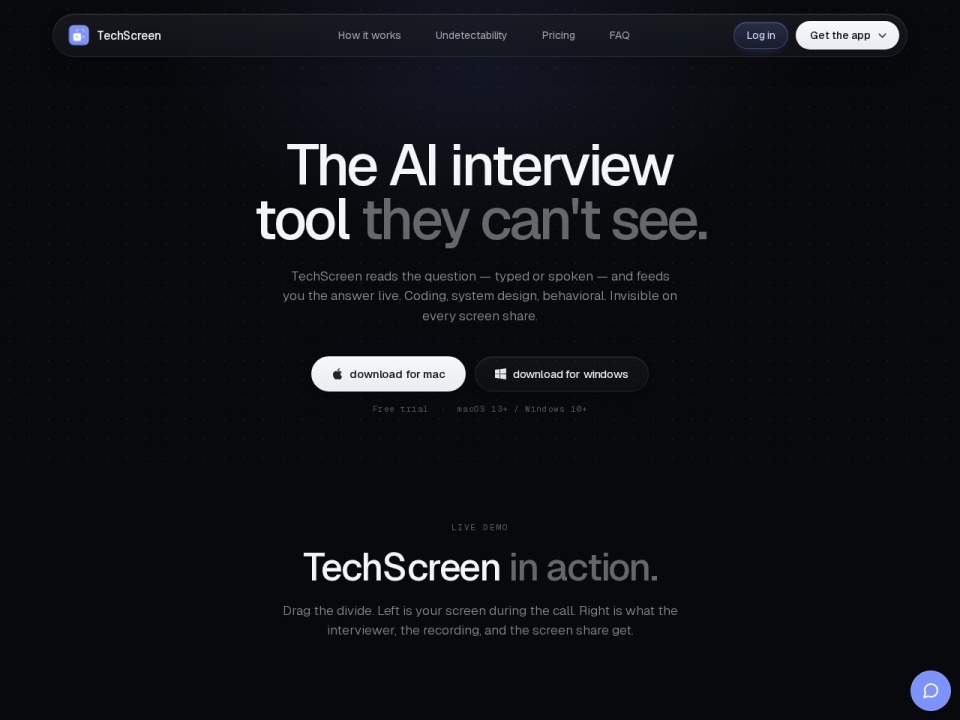 Techscreen preview