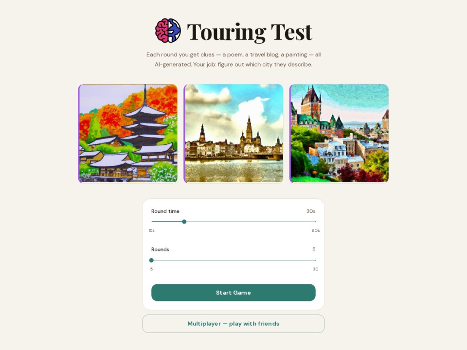 Touring Test preview