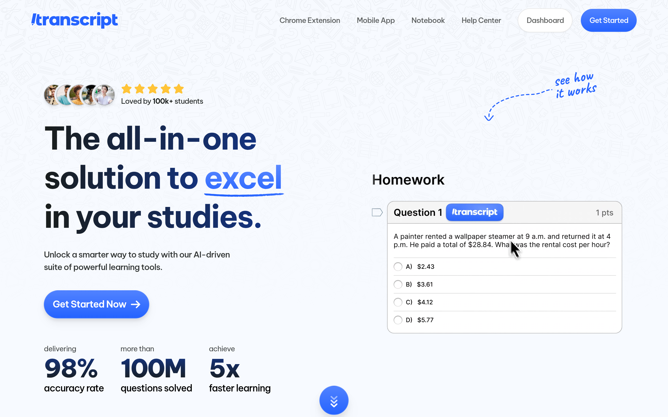 Transcript Study preview
