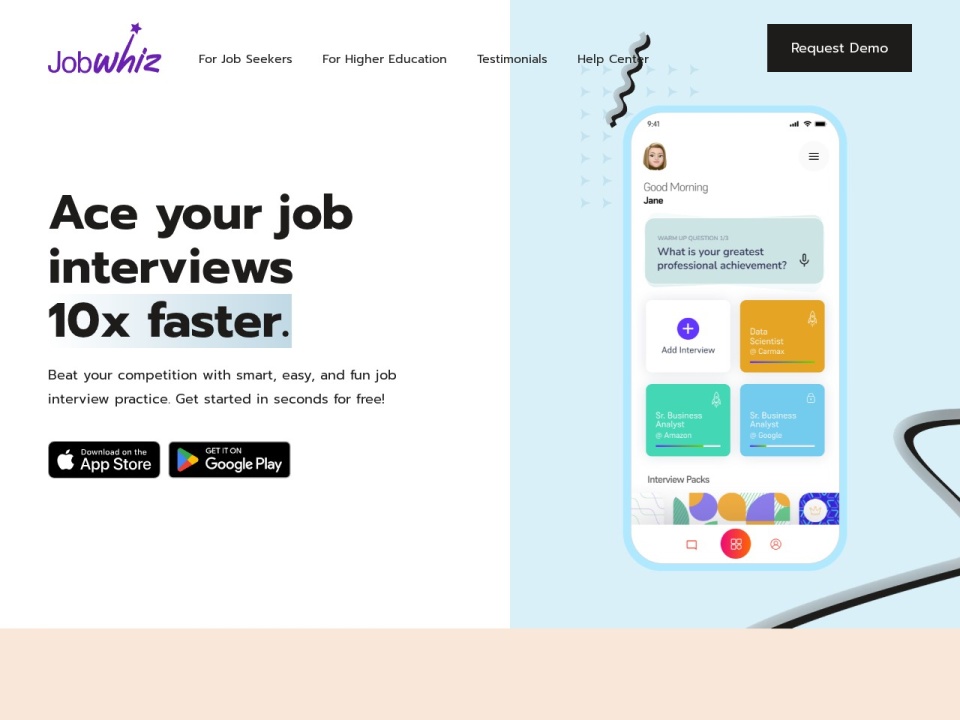 Whiz AI Job Interview Prep preview