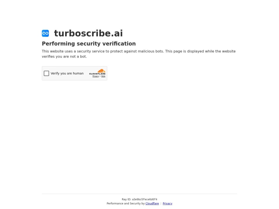 Turboscribe AI preview