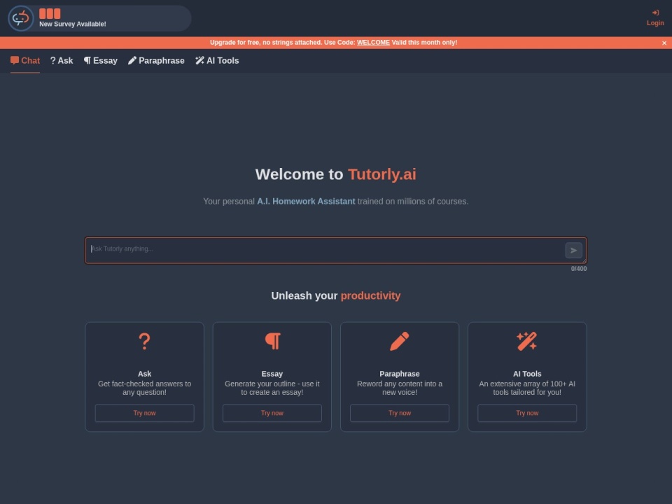 Tutorly AI preview