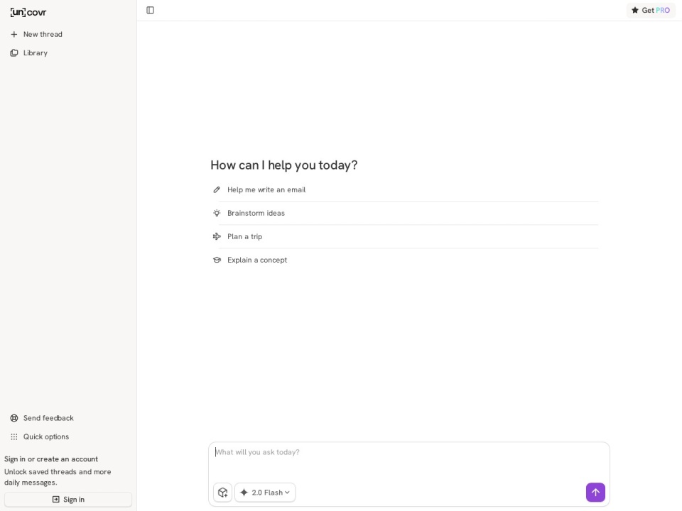 Uncovr Your AI Search Companion preview