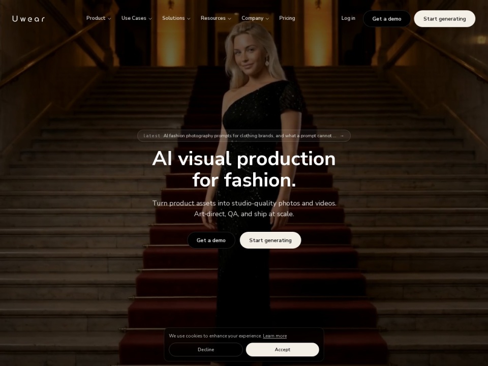 Uwear AI preview