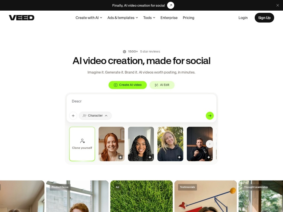 Veed.io preview