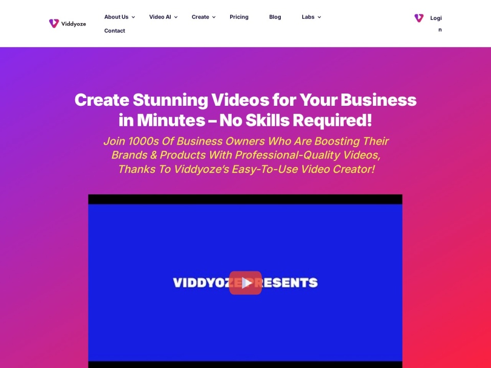 Viddyoze preview