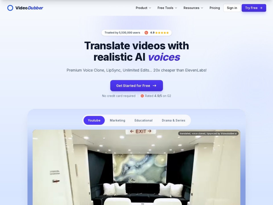VideoDubber preview