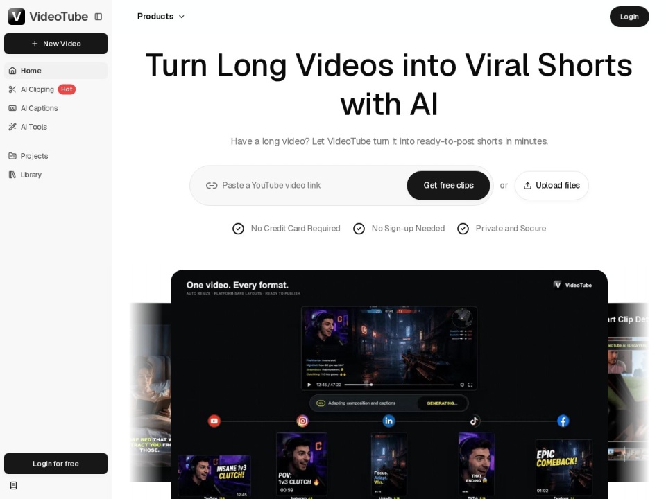 Videotube preview