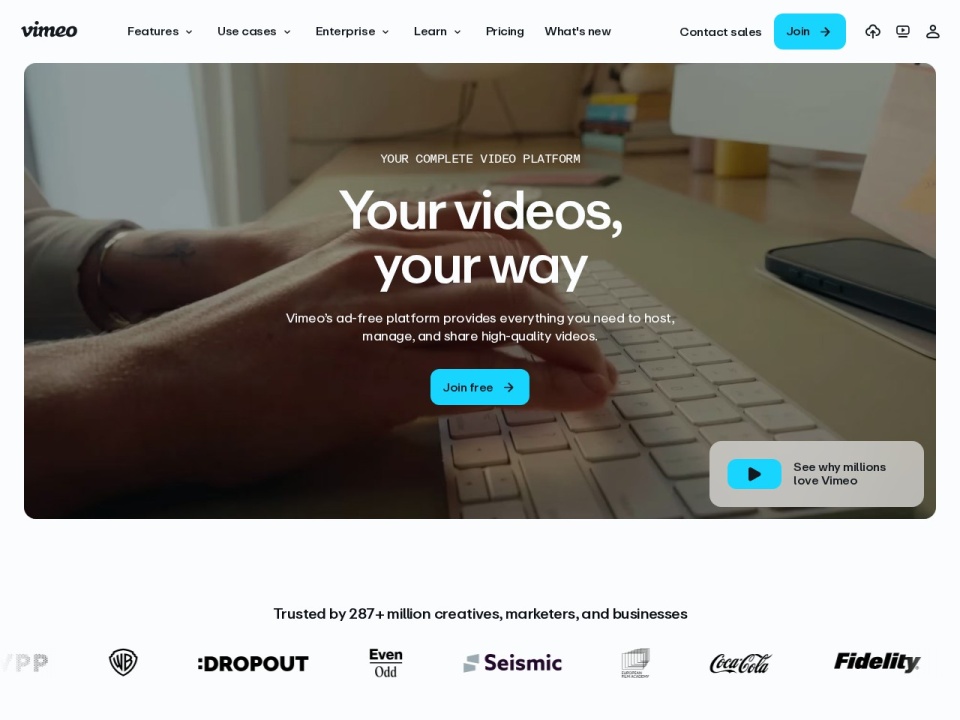 Vimeo AI preview