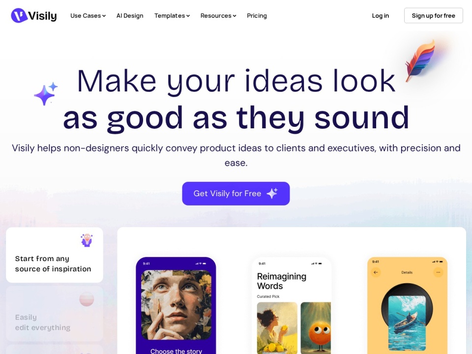 Visily AI preview