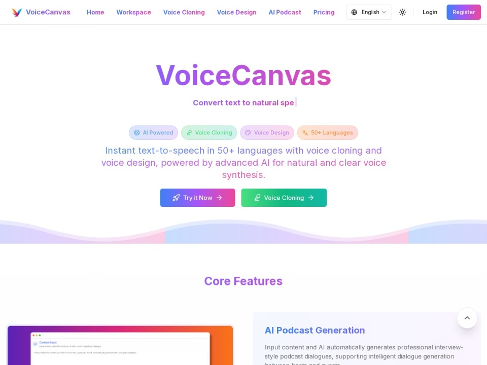 Voicecanvas preview