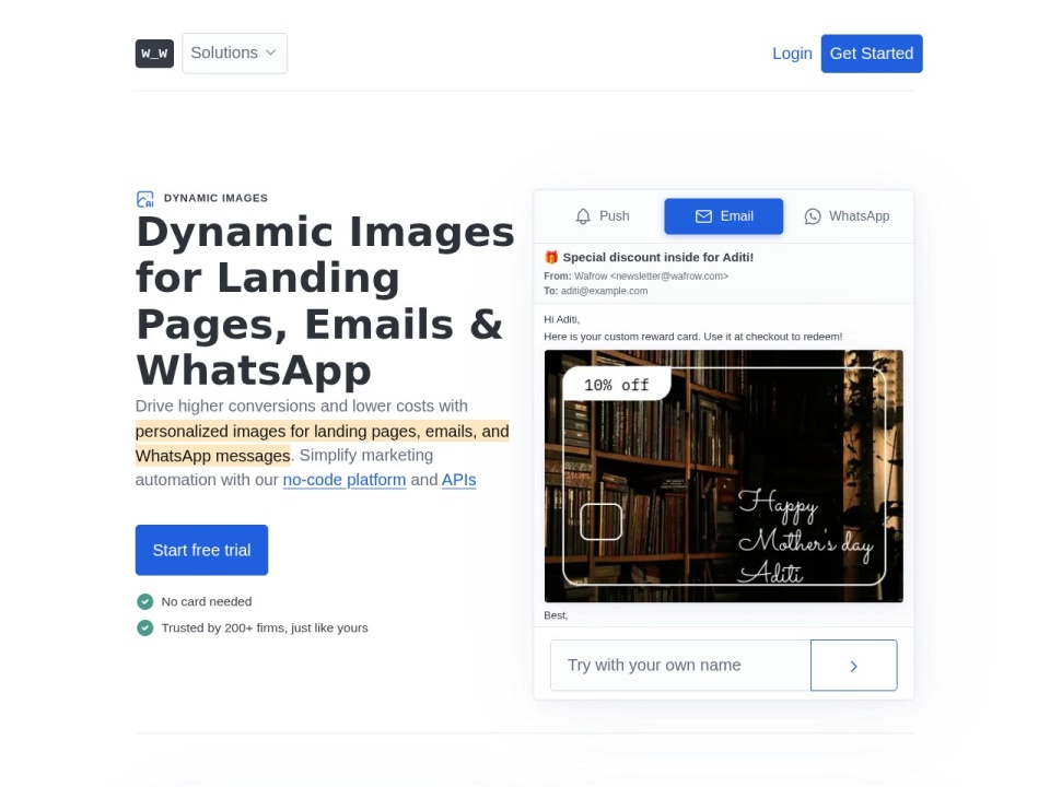 Wafrow Landing Pages On Steroids preview