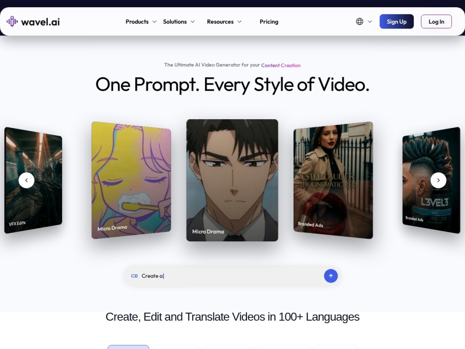Wavel AI preview