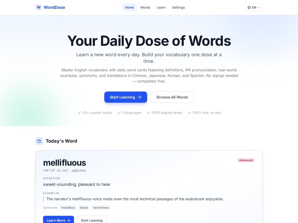 Word Dose German preview