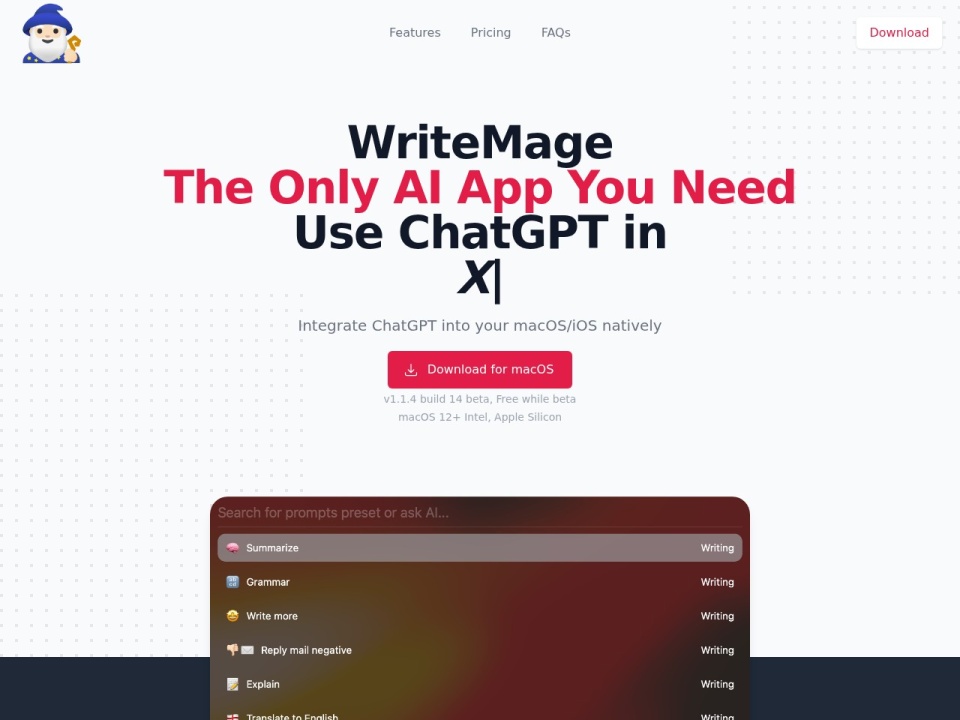 Writemage preview