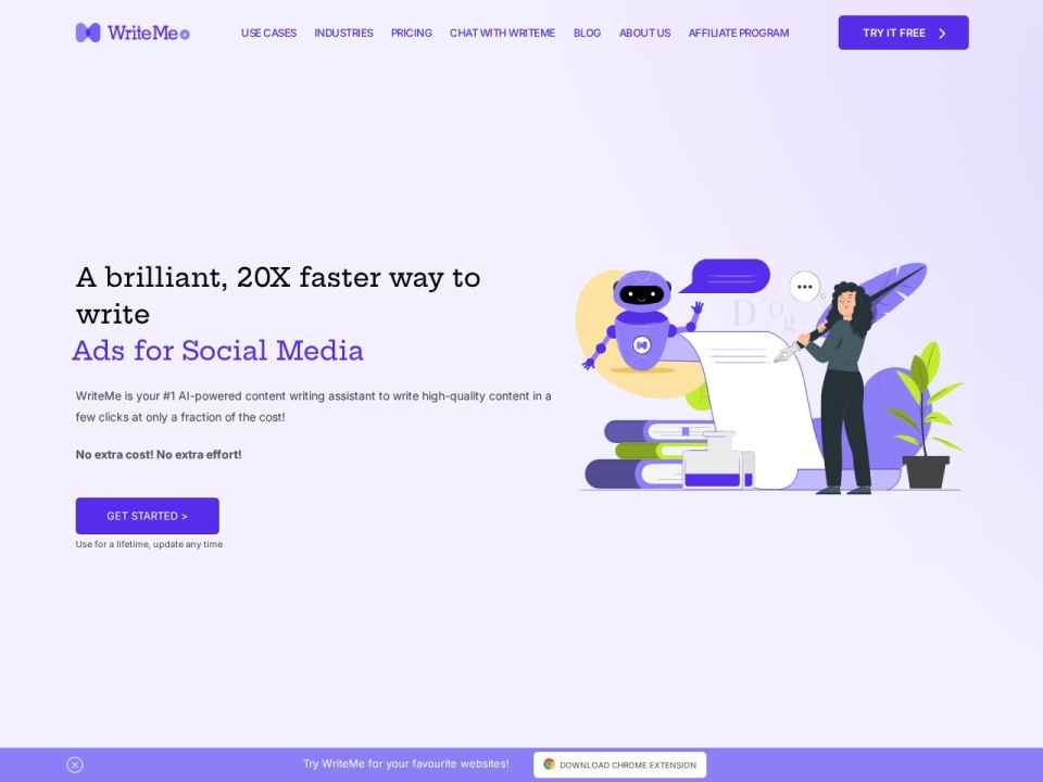 WriteMeAI preview