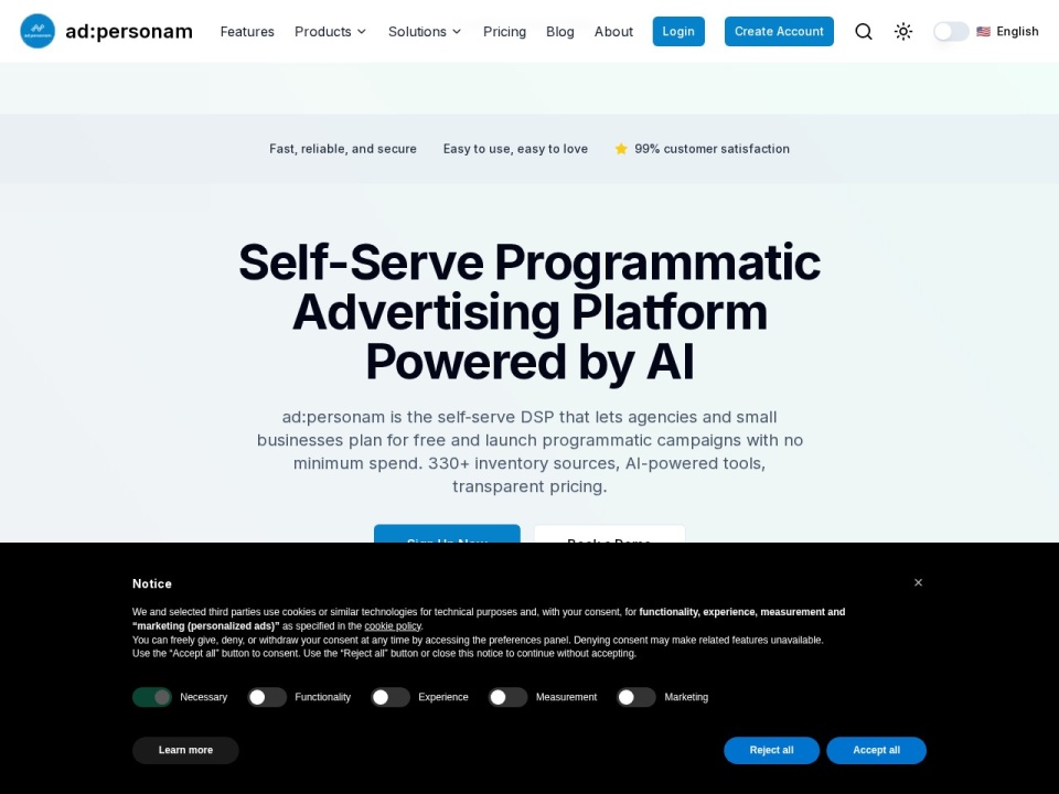 Ad Personam Self Serve Dsp preview