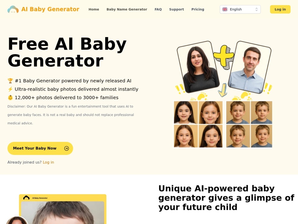 Free AI Baby Generator preview