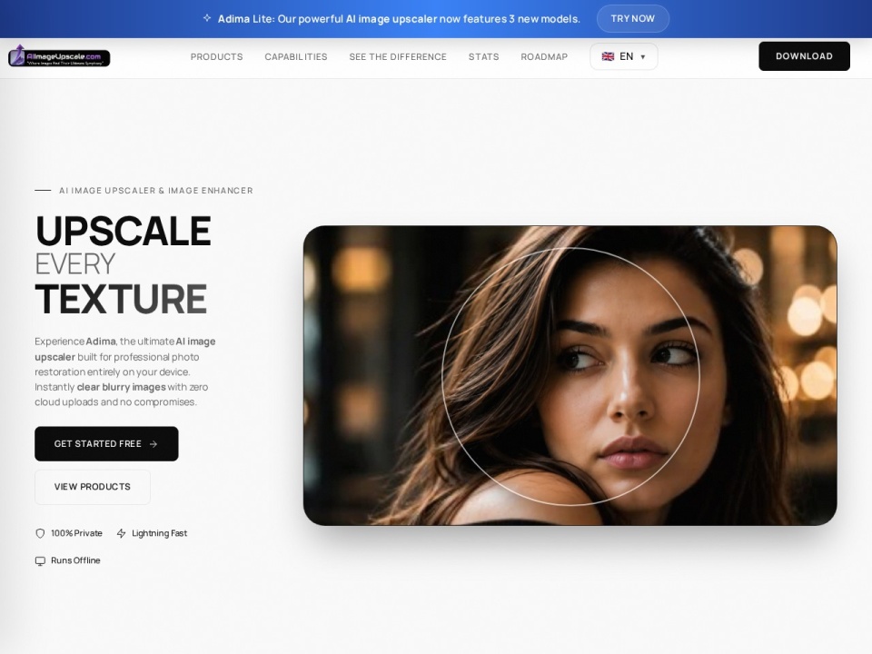AI Powered Image Upscaler preview