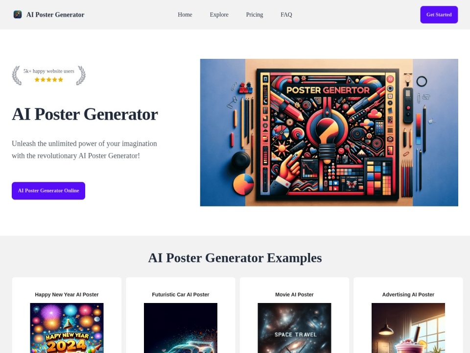 AI Poster Generator preview