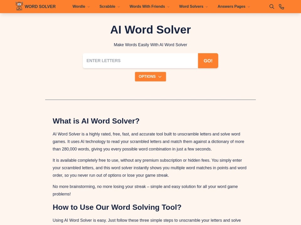 AI Word Solver preview